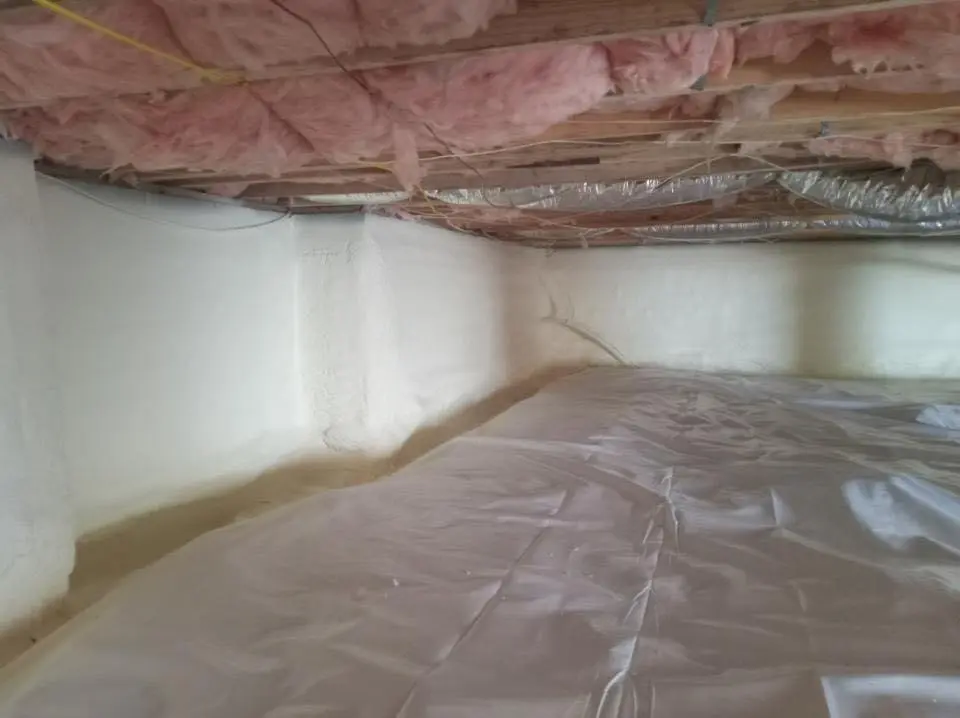 Crawl space encapsulation with closed-cell spray foam for Spray Foam Roofing Repair in Dakota Ridge